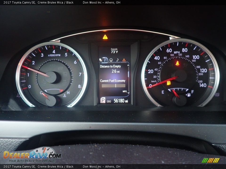 2017 Toyota Camry SE Creme Brulee Mica / Black Photo #30