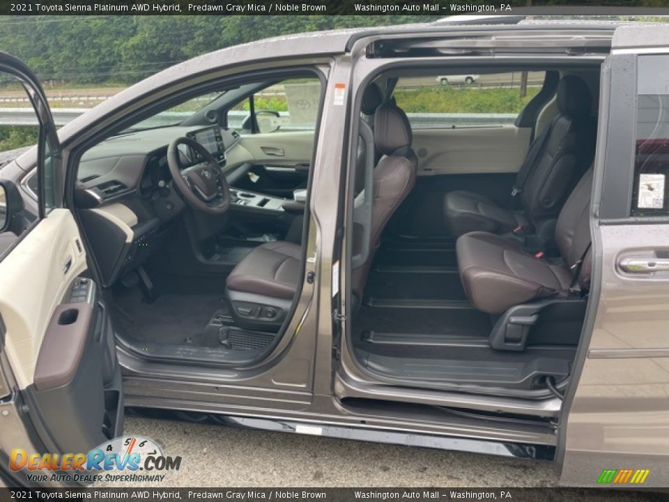 Noble Brown Interior - 2021 Toyota Sienna Platinum AWD Hybrid Photo #32