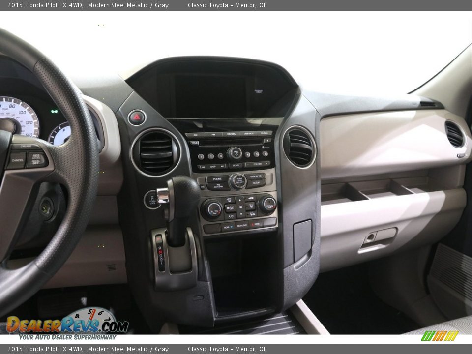 2015 Honda Pilot EX 4WD Modern Steel Metallic / Gray Photo #9