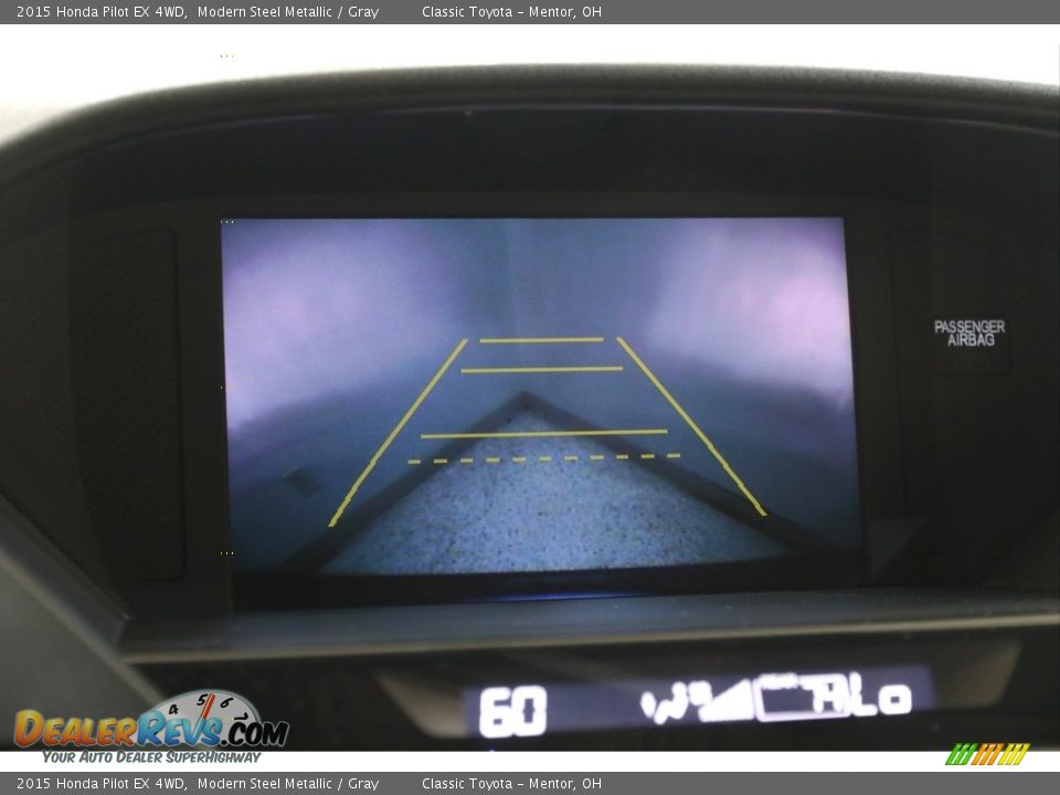 2015 Honda Pilot EX 4WD Modern Steel Metallic / Gray Photo #13