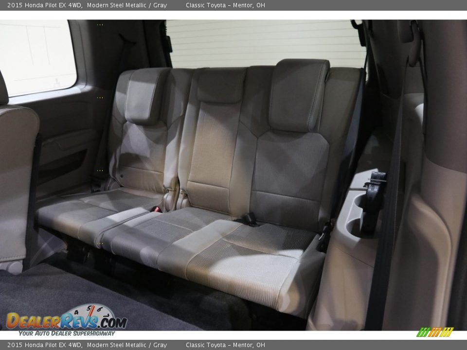 2015 Honda Pilot EX 4WD Modern Steel Metallic / Gray Photo #19