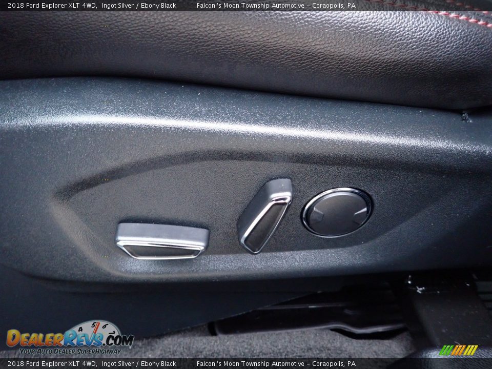 2018 Ford Explorer XLT 4WD Ingot Silver / Ebony Black Photo #22