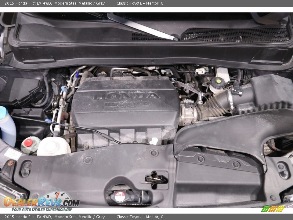 2015 Honda Pilot EX 4WD Modern Steel Metallic / Gray Photo #21