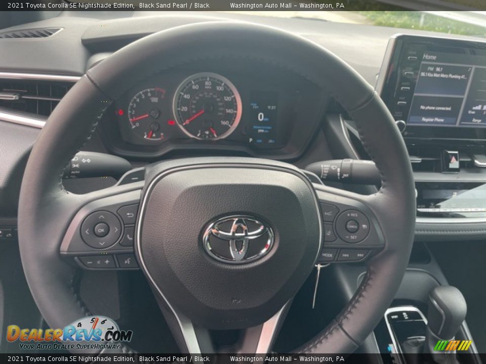 2021 Toyota Corolla SE Nightshade Edition Steering Wheel Photo #13