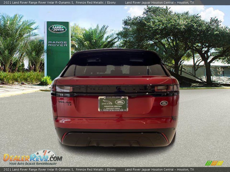 2021 Land Rover Range Rover Velar R-Dynamic S Firenze Red Metallic / Ebony Photo #7