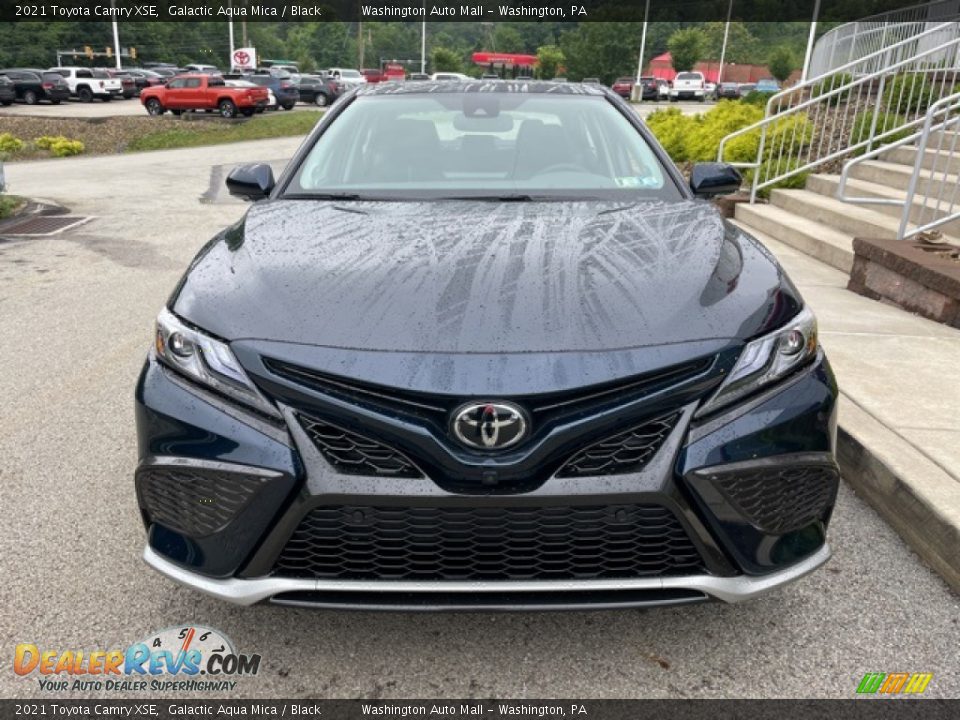 2021 Toyota Camry XSE Galactic Aqua Mica / Black Photo #6