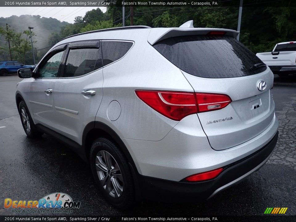 2016 Hyundai Santa Fe Sport AWD Sparkling Silver / Gray Photo #5