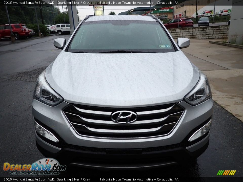 2016 Hyundai Santa Fe Sport AWD Sparkling Silver / Gray Photo #8