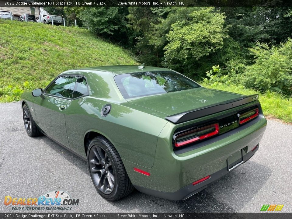 2021 Dodge Challenger R/T Scat Pack F8 Green / Black Photo #8