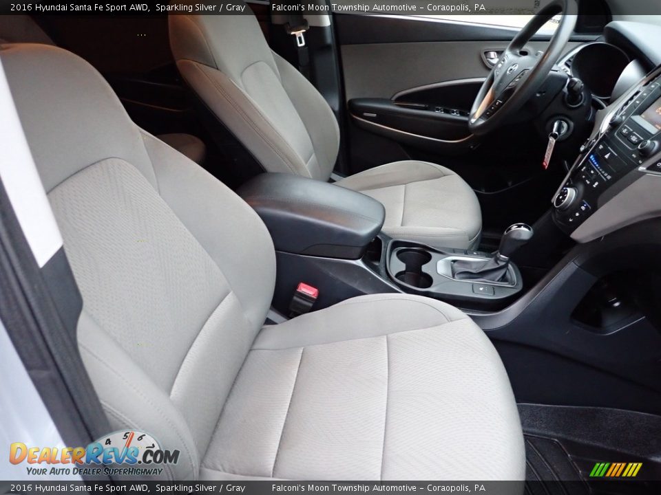 2016 Hyundai Santa Fe Sport AWD Sparkling Silver / Gray Photo #11