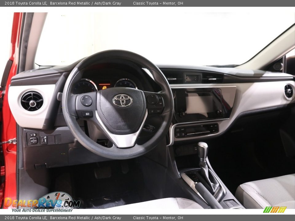 2018 Toyota Corolla LE Barcelona Red Metallic / Ash/Dark Gray Photo #6
