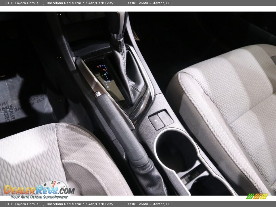 2018 Toyota Corolla LE Barcelona Red Metallic / Ash/Dark Gray Photo #12