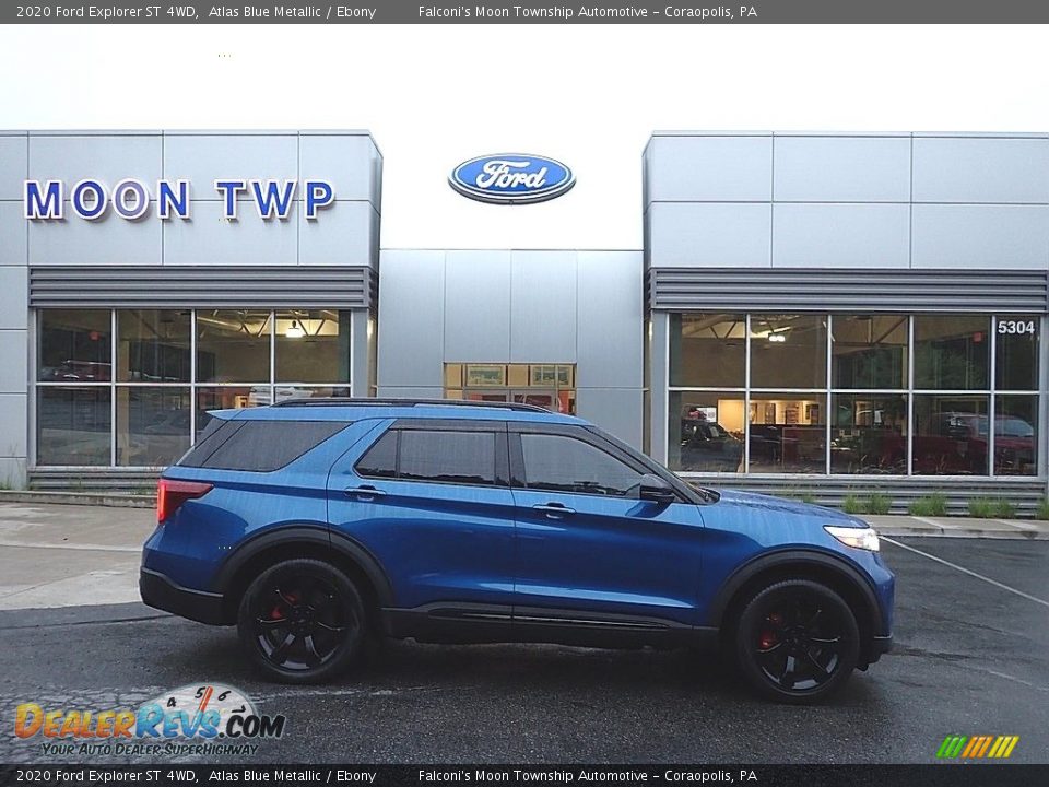 2020 Ford Explorer ST 4WD Atlas Blue Metallic / Ebony Photo #1