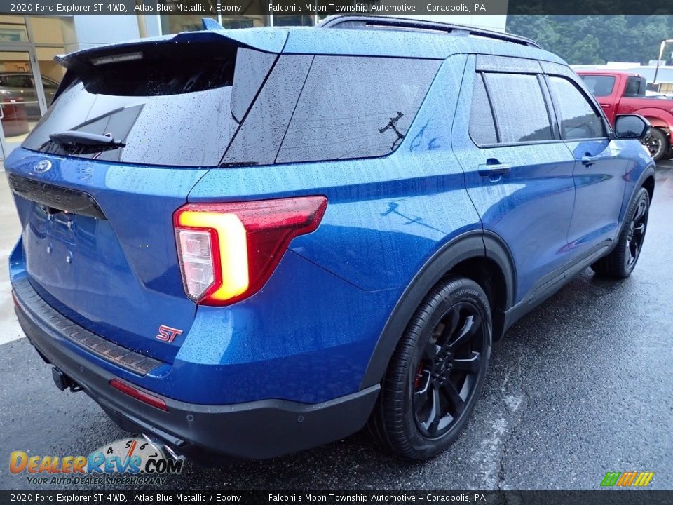 2020 Ford Explorer ST 4WD Atlas Blue Metallic / Ebony Photo #2