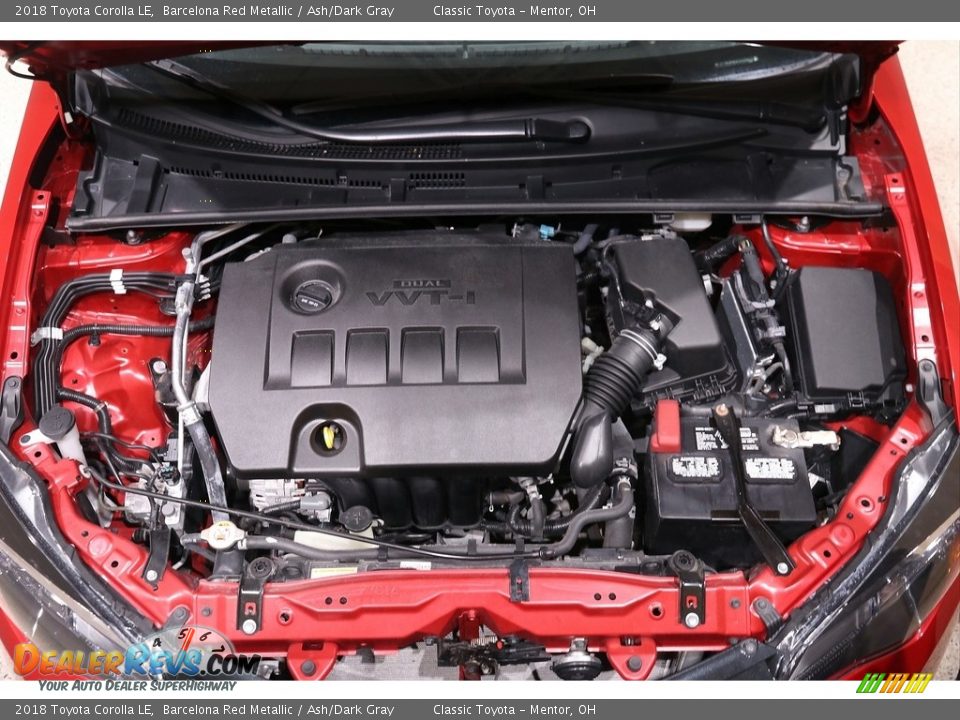 2018 Toyota Corolla LE Barcelona Red Metallic / Ash/Dark Gray Photo #17