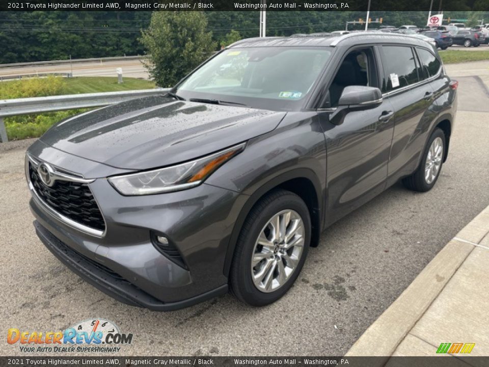 2021 Toyota Highlander Limited AWD Magnetic Gray Metallic / Black Photo #7