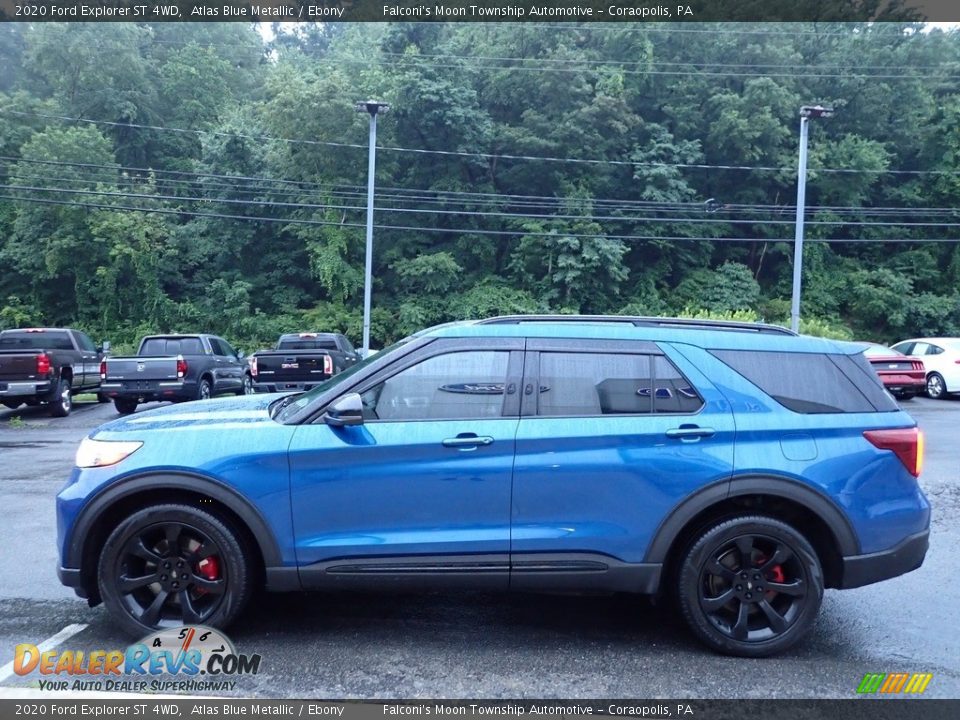 Atlas Blue Metallic 2020 Ford Explorer ST 4WD Photo #6