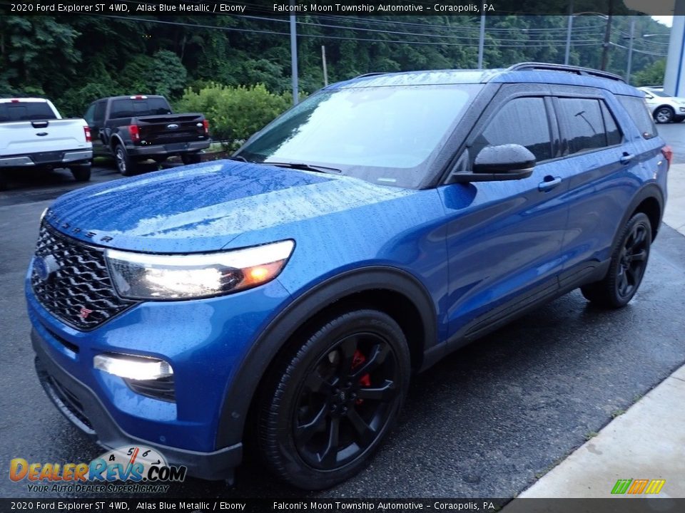 2020 Ford Explorer ST 4WD Atlas Blue Metallic / Ebony Photo #7