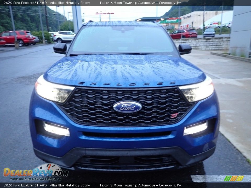 2020 Ford Explorer ST 4WD Atlas Blue Metallic / Ebony Photo #8