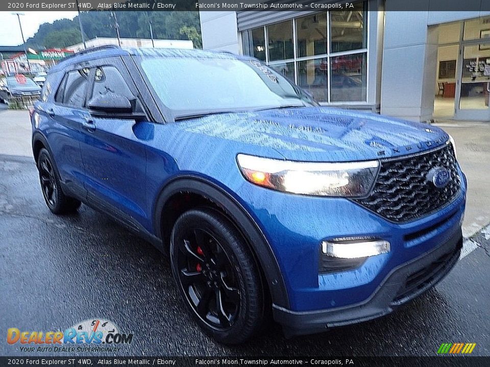 2020 Ford Explorer ST 4WD Atlas Blue Metallic / Ebony Photo #9