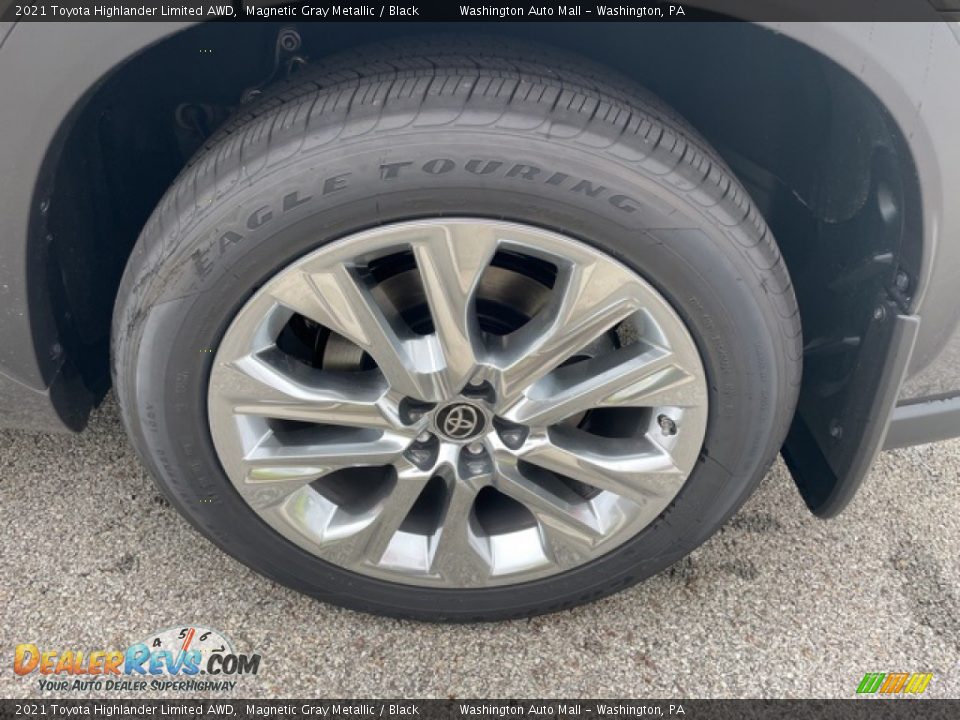 2021 Toyota Highlander Limited AWD Magnetic Gray Metallic / Black Photo #13
