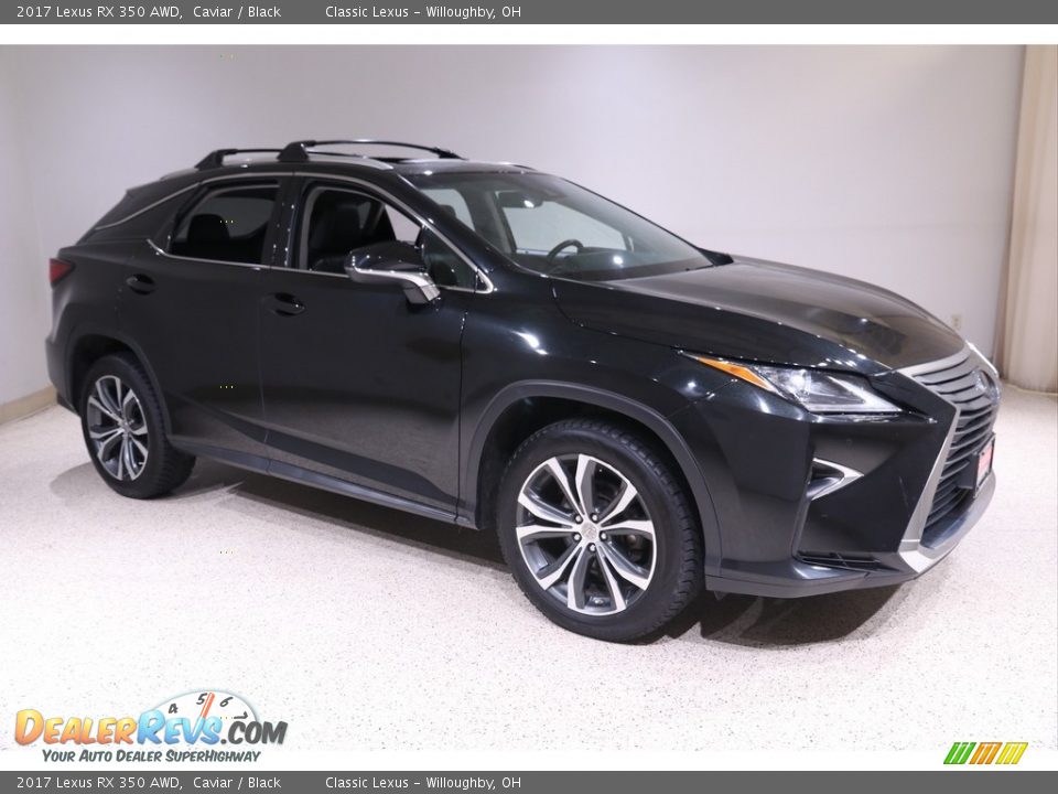 2017 Lexus RX 350 AWD Caviar / Black Photo #1