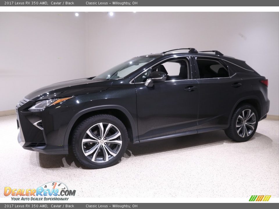 2017 Lexus RX 350 AWD Caviar / Black Photo #3