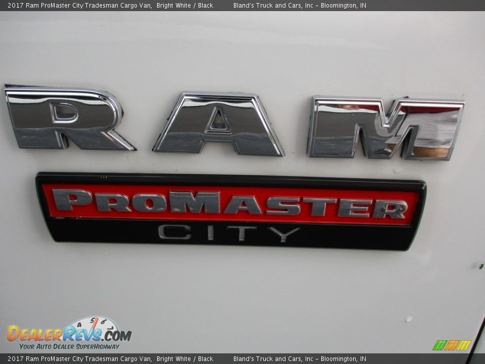 2017 Ram ProMaster City Tradesman Cargo Van Bright White / Black Photo #23