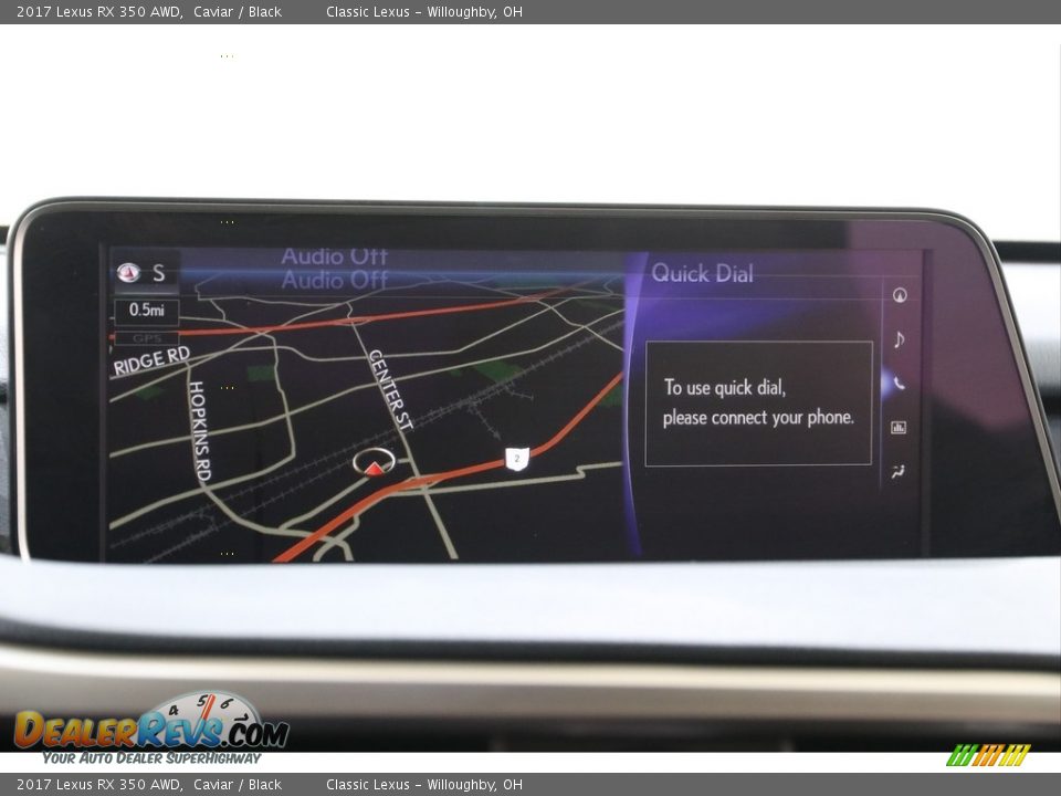 2017 Lexus RX 350 AWD Caviar / Black Photo #12