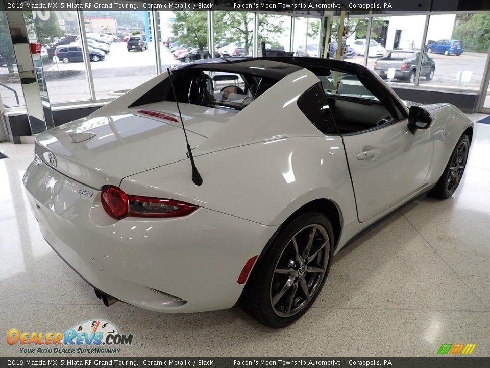 2019 Mazda MX-5 Miata RF Grand Touring Ceramic Metallic / Black Photo #2