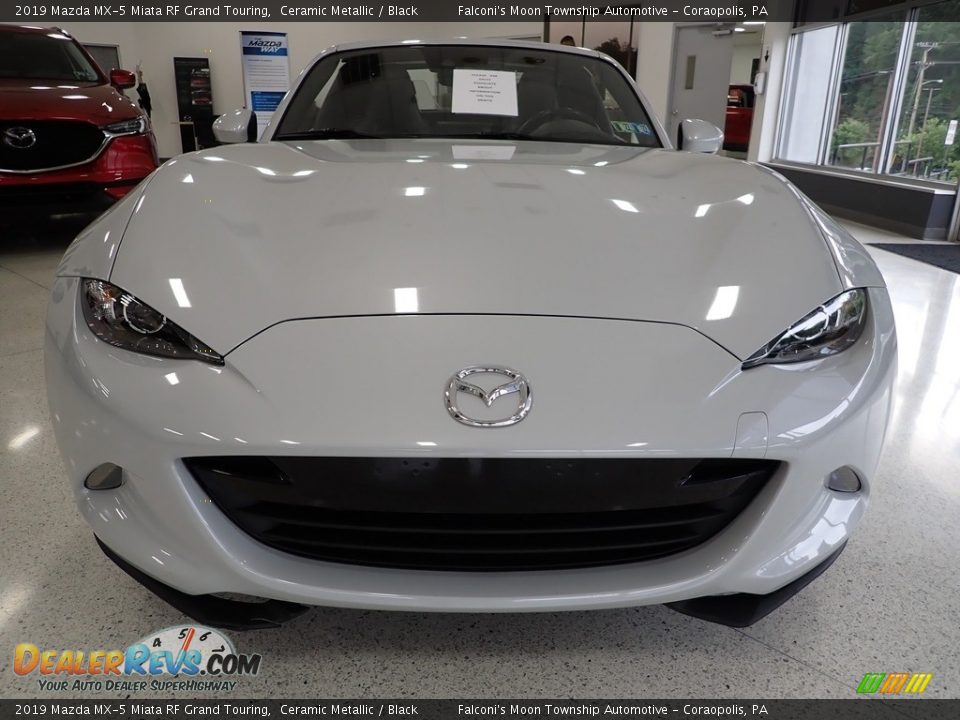 2019 Mazda MX-5 Miata RF Grand Touring Ceramic Metallic / Black Photo #8