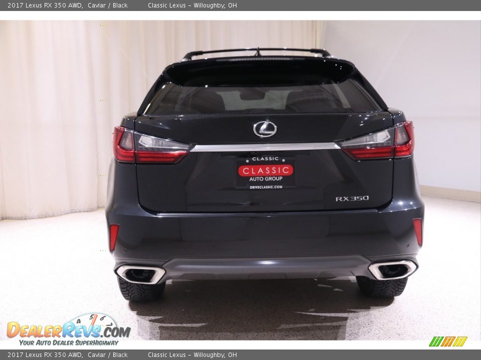 2017 Lexus RX 350 AWD Caviar / Black Photo #21