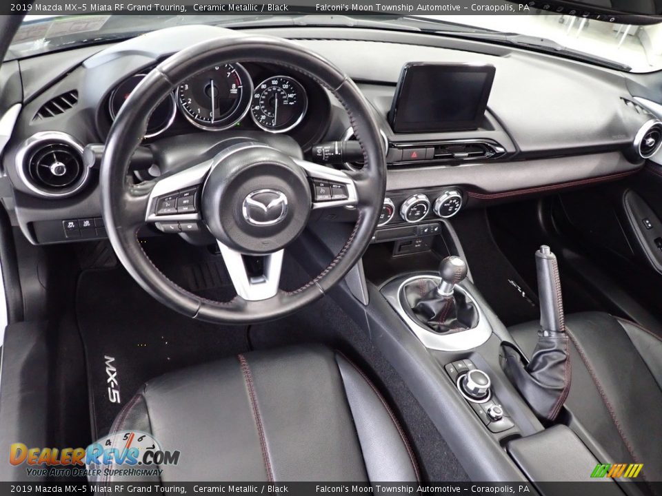 Black Interior - 2019 Mazda MX-5 Miata RF Grand Touring Photo #14