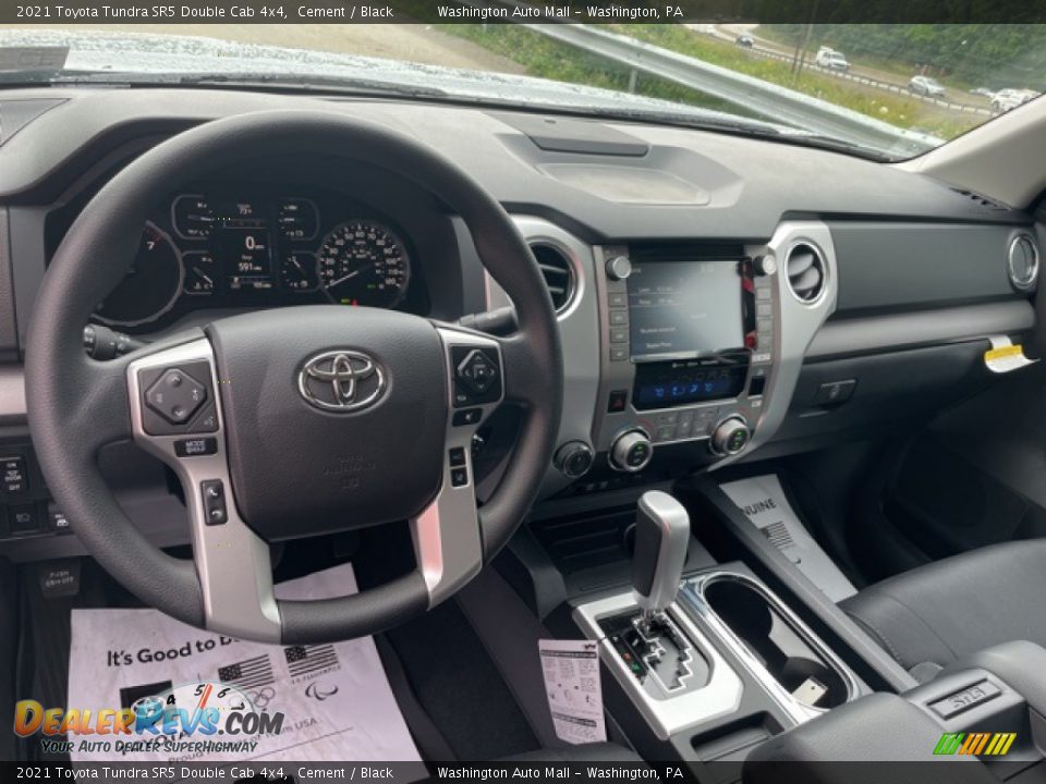2021 Toyota Tundra SR5 Double Cab 4x4 Cement / Black Photo #3