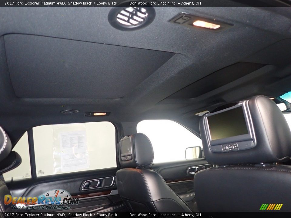 2017 Ford Explorer Platinum 4WD Shadow Black / Ebony Black Photo #2