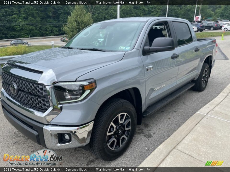 2021 Toyota Tundra SR5 Double Cab 4x4 Cement / Black Photo #7