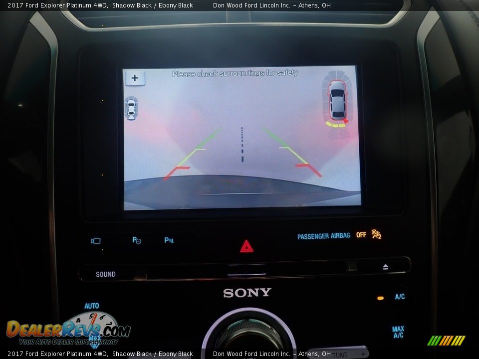 2017 Ford Explorer Platinum 4WD Shadow Black / Ebony Black Photo #4