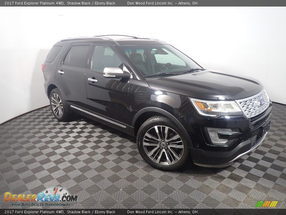 2017 Ford Explorer Platinum 4WD Shadow Black / Ebony Black Photo #5