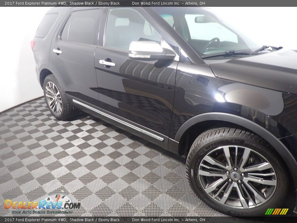 2017 Ford Explorer Platinum 4WD Shadow Black / Ebony Black Photo #6