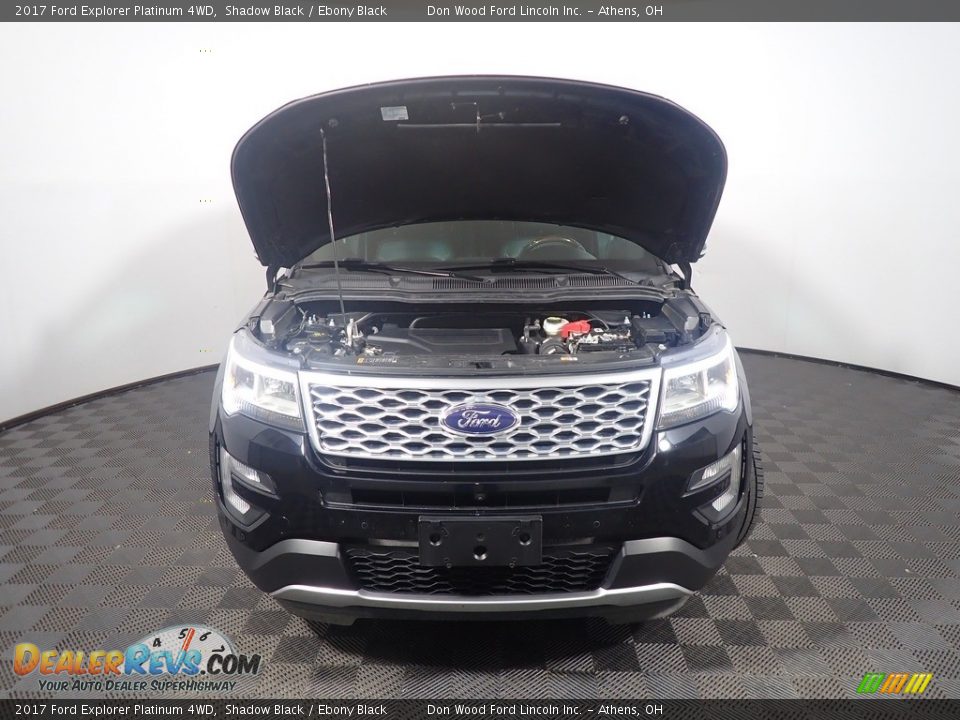 2017 Ford Explorer Platinum 4WD Shadow Black / Ebony Black Photo #8