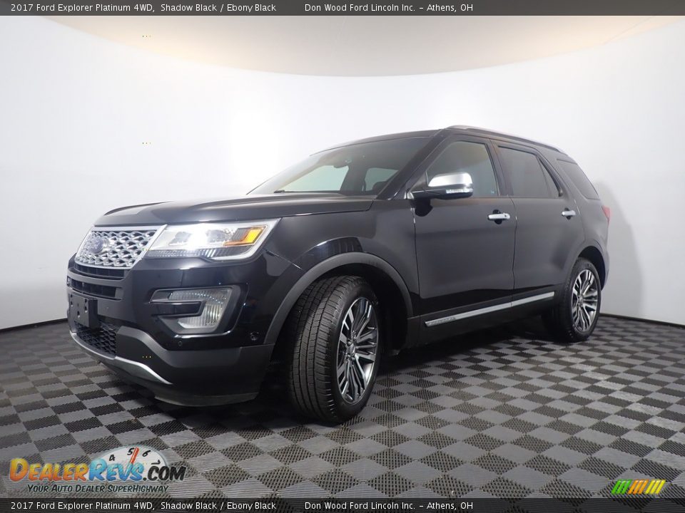 2017 Ford Explorer Platinum 4WD Shadow Black / Ebony Black Photo #10