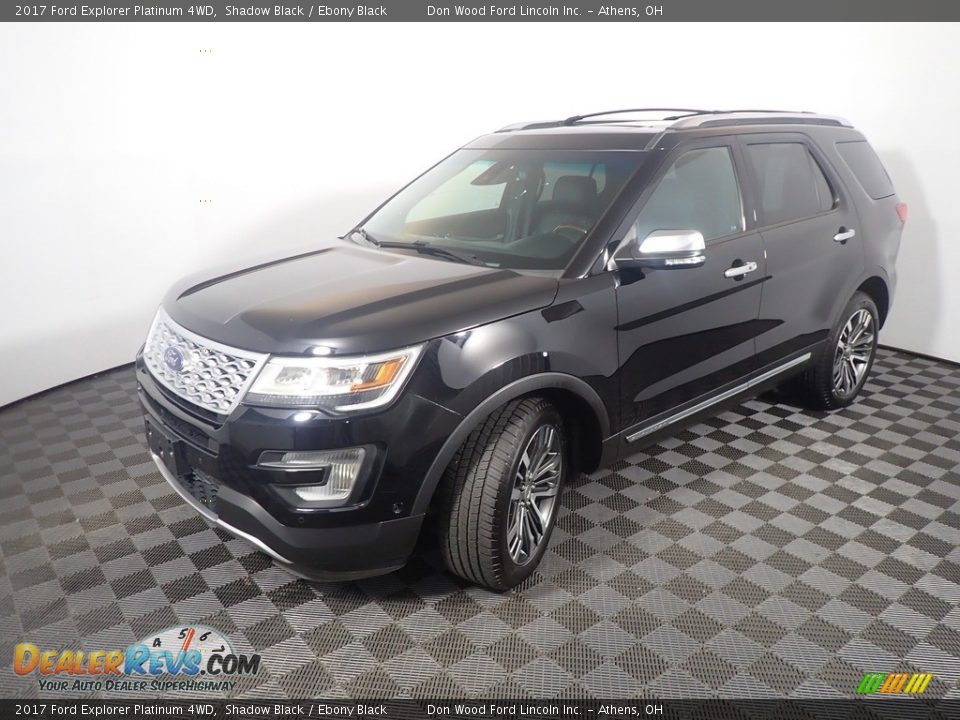2017 Ford Explorer Platinum 4WD Shadow Black / Ebony Black Photo #11