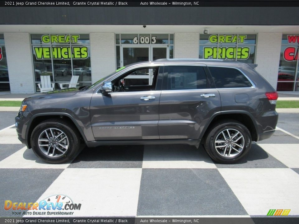 2021 Jeep Grand Cherokee Limited Granite Crystal Metallic / Black Photo #1