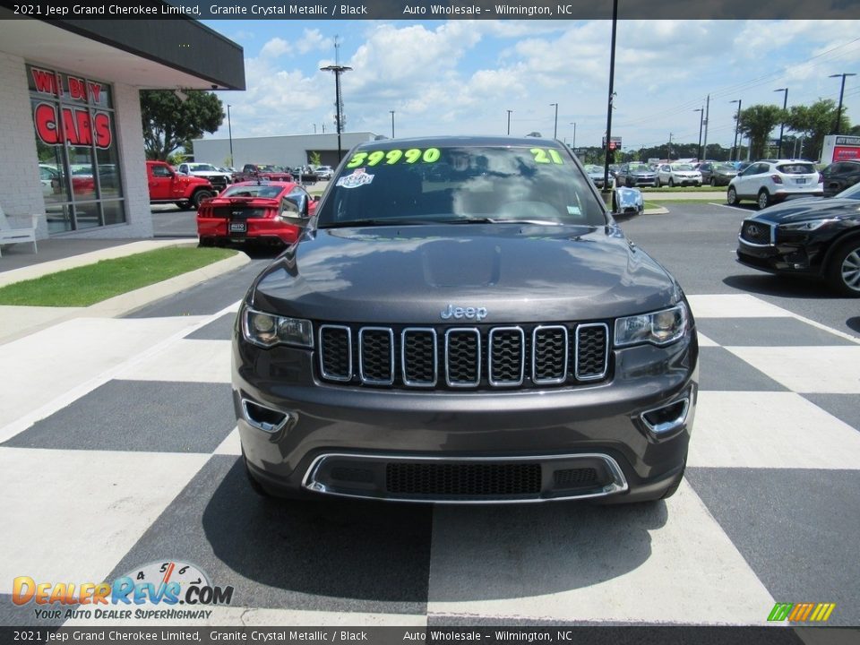2021 Jeep Grand Cherokee Limited Granite Crystal Metallic / Black Photo #2