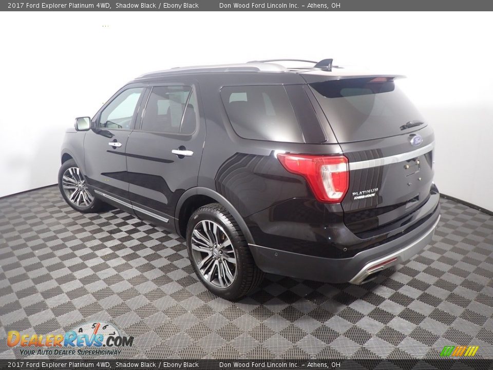 2017 Ford Explorer Platinum 4WD Shadow Black / Ebony Black Photo #14