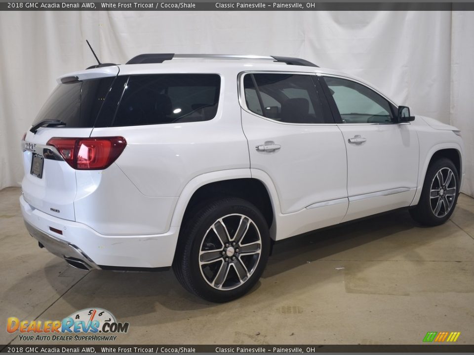 2018 GMC Acadia Denali AWD White Frost Tricoat / Cocoa/Shale Photo #2