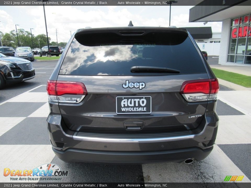 2021 Jeep Grand Cherokee Limited Granite Crystal Metallic / Black Photo #4
