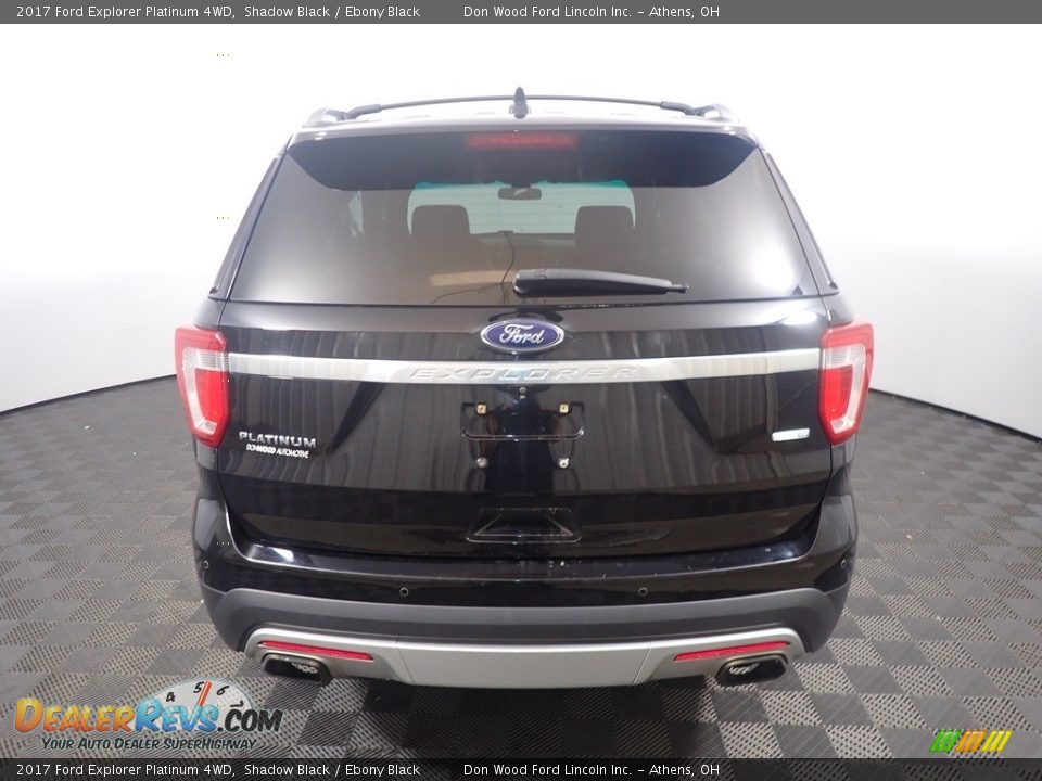 2017 Ford Explorer Platinum 4WD Shadow Black / Ebony Black Photo #15