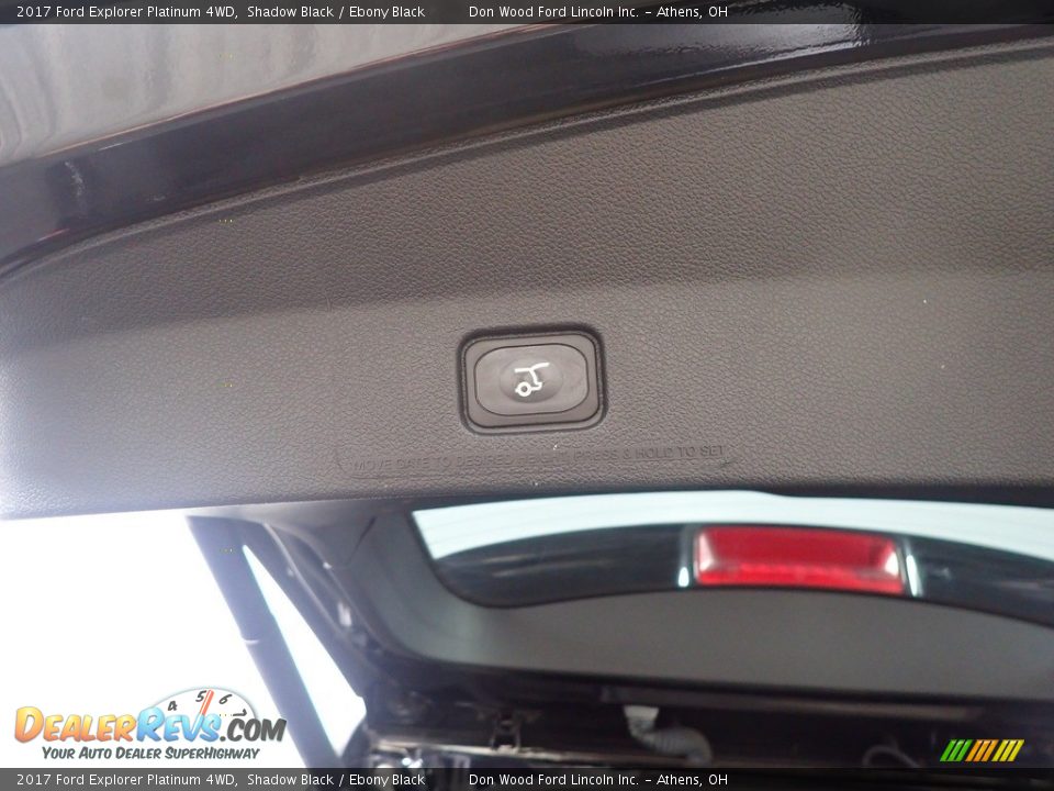 2017 Ford Explorer Platinum 4WD Shadow Black / Ebony Black Photo #17