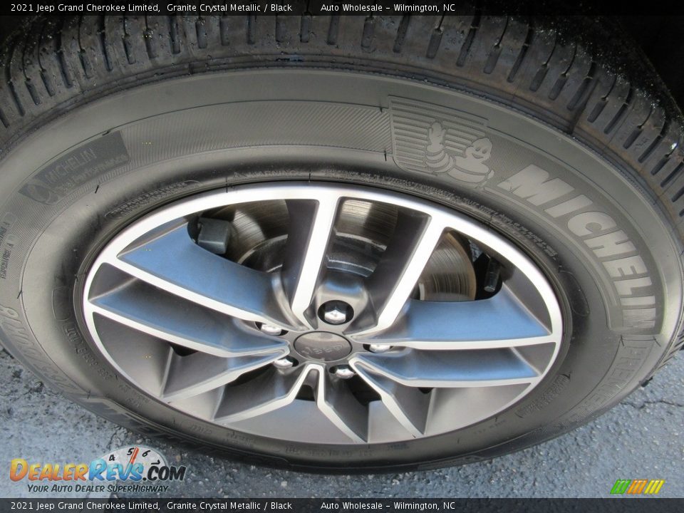 2021 Jeep Grand Cherokee Limited Granite Crystal Metallic / Black Photo #7